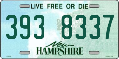 NH license plate 3938337