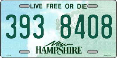 NH license plate 3938408