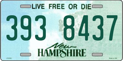 NH license plate 3938437