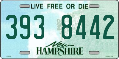 NH license plate 3938442