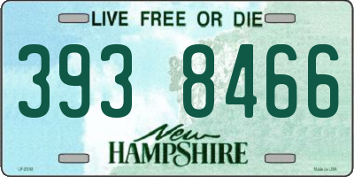 NH license plate 3938466