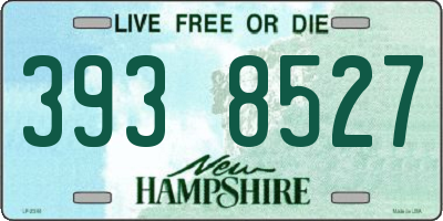NH license plate 3938527