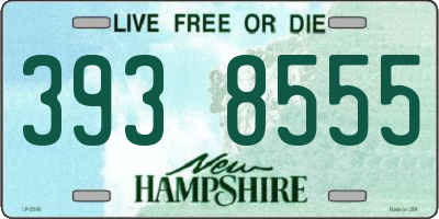 NH license plate 3938555