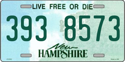 NH license plate 3938573