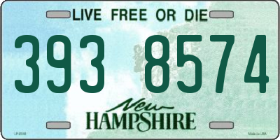 NH license plate 3938574