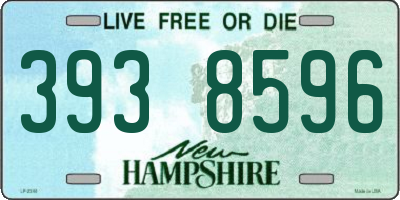 NH license plate 3938596