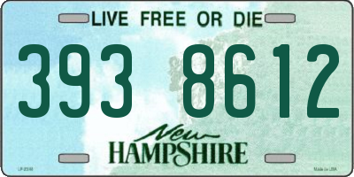 NH license plate 3938612