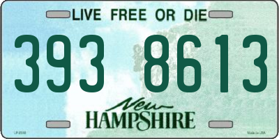 NH license plate 3938613