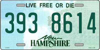 NH license plate 3938614