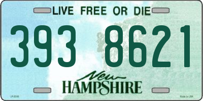 NH license plate 3938621