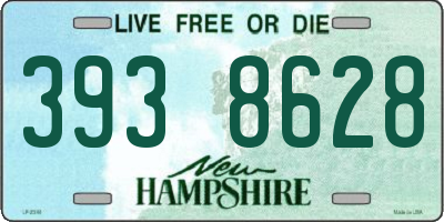 NH license plate 3938628