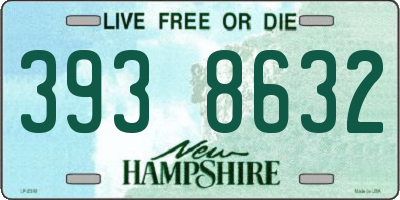 NH license plate 3938632