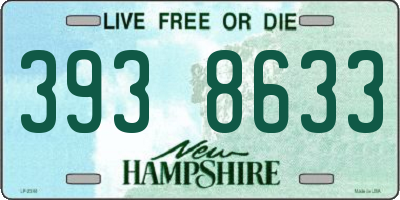 NH license plate 3938633