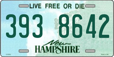 NH license plate 3938642