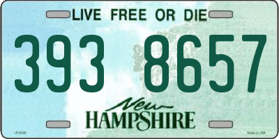 NH license plate 3938657