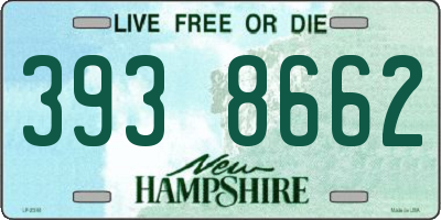 NH license plate 3938662