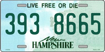 NH license plate 3938665