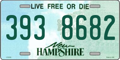 NH license plate 3938682