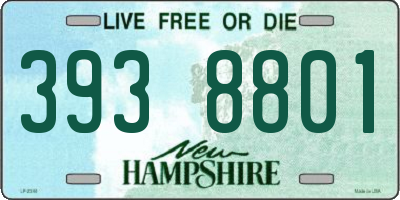 NH license plate 3938801