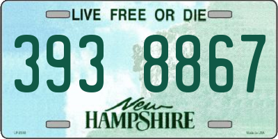 NH license plate 3938867