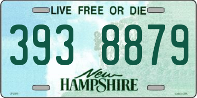 NH license plate 3938879