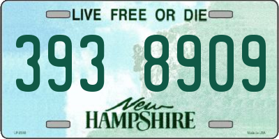 NH license plate 3938909