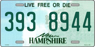 NH license plate 3938944