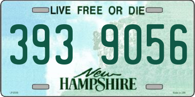 NH license plate 3939056