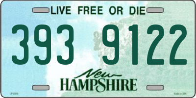 NH license plate 3939122