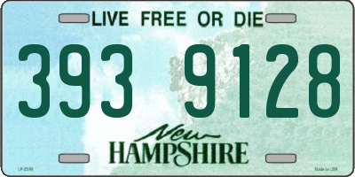 NH license plate 3939128