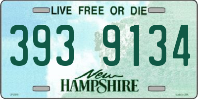NH license plate 3939134