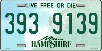 NH license plate 3939139