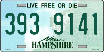 NH license plate 3939141