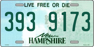 NH license plate 3939173