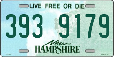 NH license plate 3939179