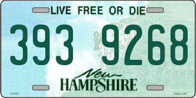 NH license plate 3939268