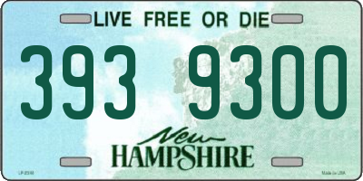 NH license plate 3939300