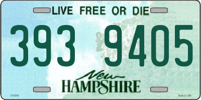 NH license plate 3939405