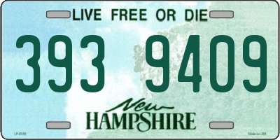 NH license plate 3939409