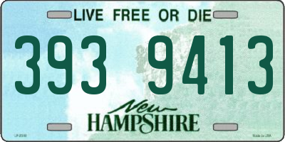 NH license plate 3939413