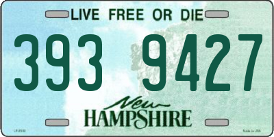 NH license plate 3939427