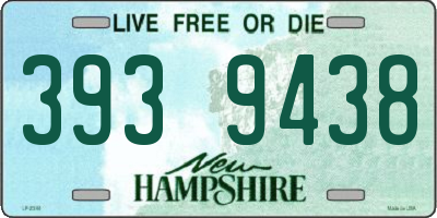 NH license plate 3939438