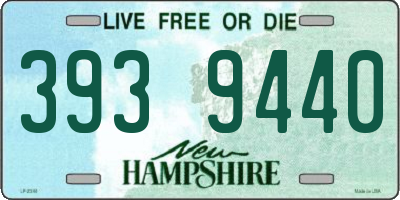 NH license plate 3939440