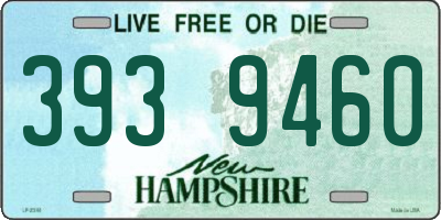 NH license plate 3939460