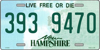 NH license plate 3939470