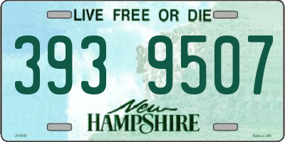 NH license plate 3939507