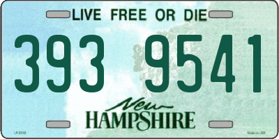 NH license plate 3939541