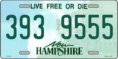 NH license plate 3939555