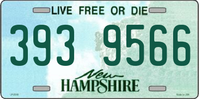 NH license plate 3939566