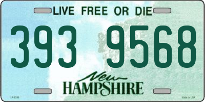NH license plate 3939568